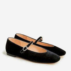 New in Box: JCrew Velvet Mary Jane shoes